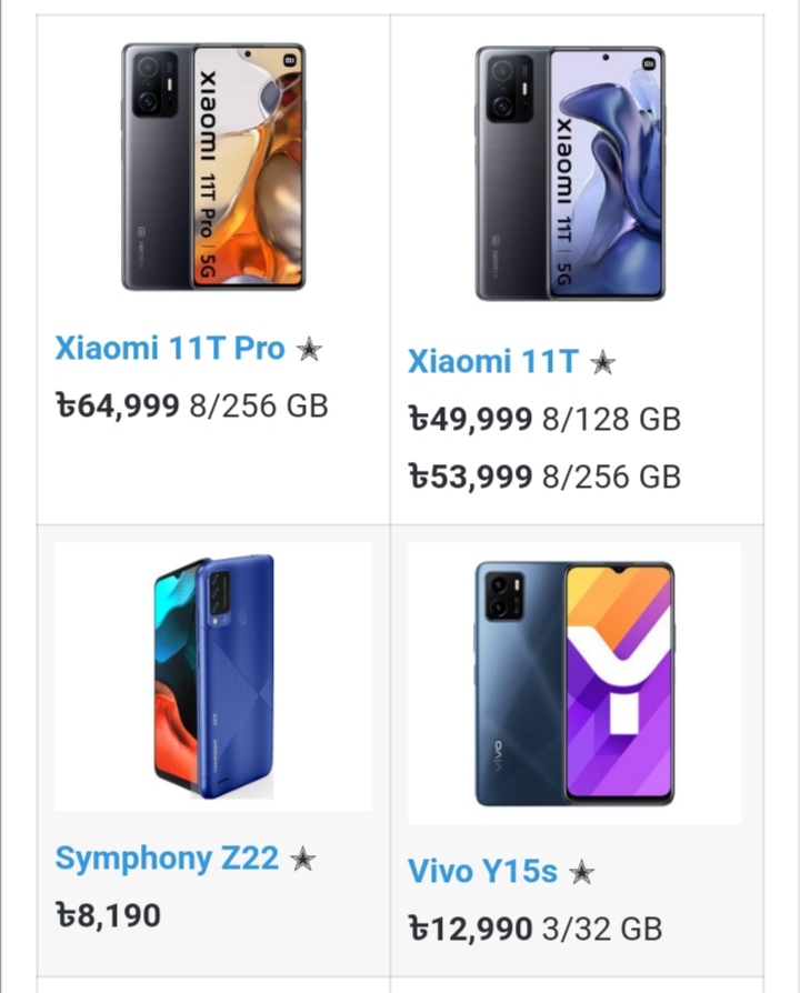 Symphony Mobile Price in Bangladesh 2022। Symphony new phone 2022