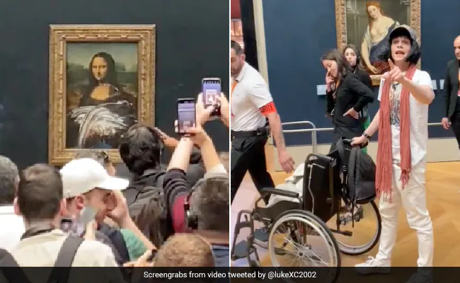 Mona Lisa by fake old woman