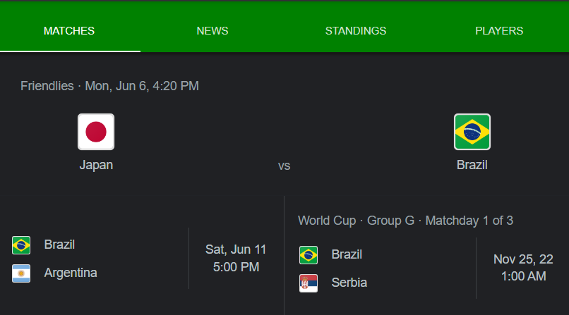 Brazil Next Match Bangladesh Time in Schedule, Date, Time in USA, UK, Bangladesh, India, Maldives, Nepal, Bhutan