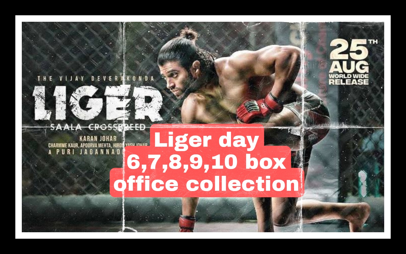 Liger day 6,7,8,9,10 box office collection