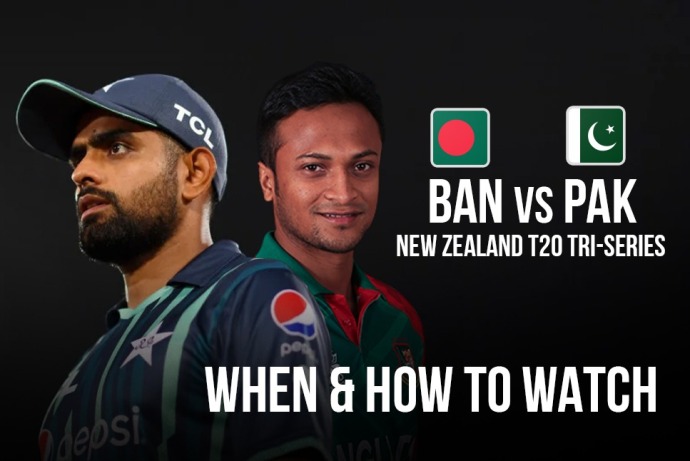 New Zealand T20 Tri-Series 2022: Pak vs ban 2022 live telecast Gazi TV in Bangladesh india