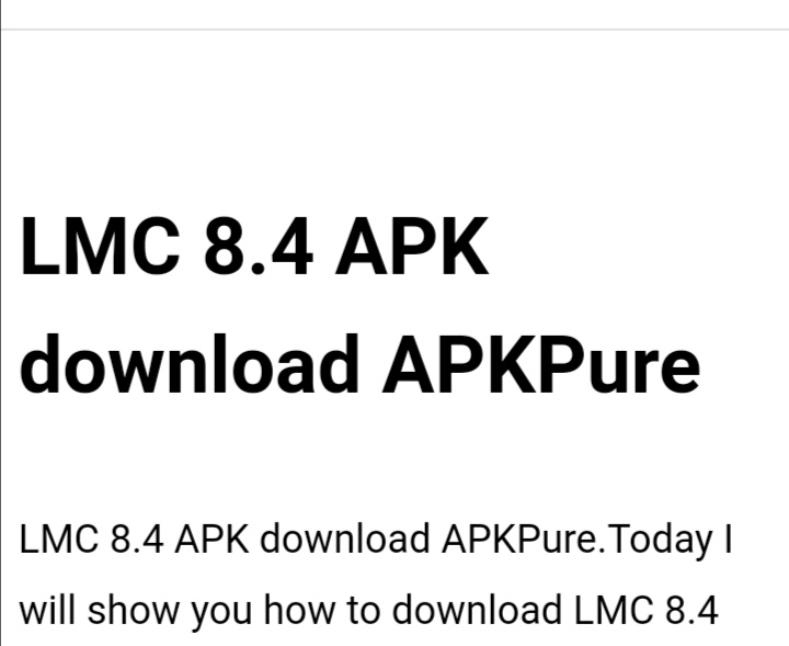 LMC 8.4 APK download APKPure