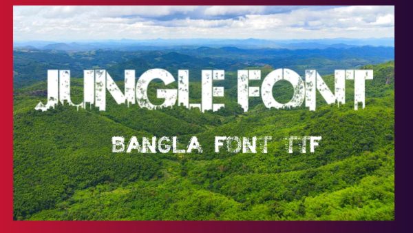 Original 100% Urban jungle font bangla ttf