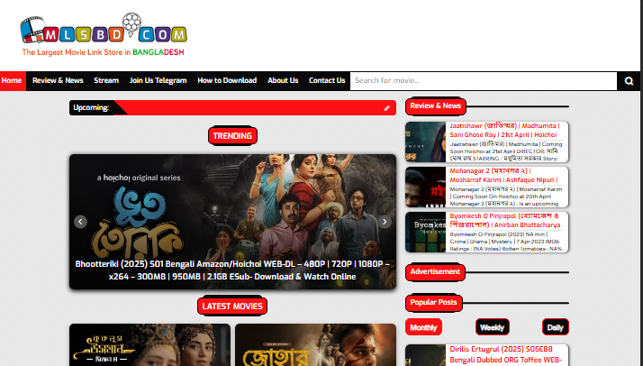 mlsbd– Watch Movies Online in HD Safely and Legally