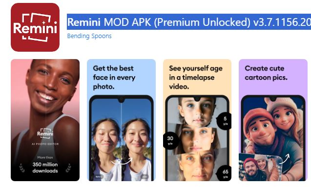 remini apk Premium unlocked (Latest Version 2025)|রেমিনি – এআই ফটো এডিটর