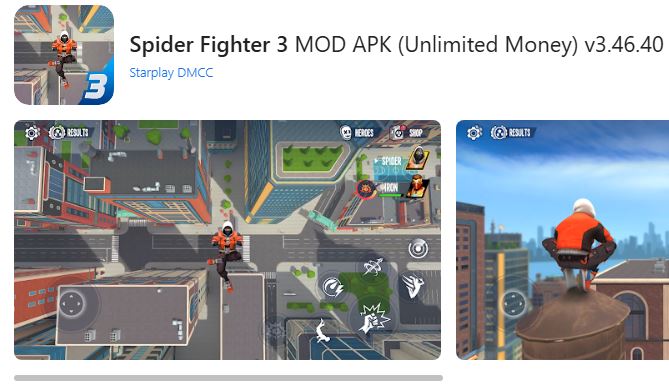 Spider Fighter 3 MOD APK (Unlimited Money) v3.46.40: Free Download & Heroic Features Guide