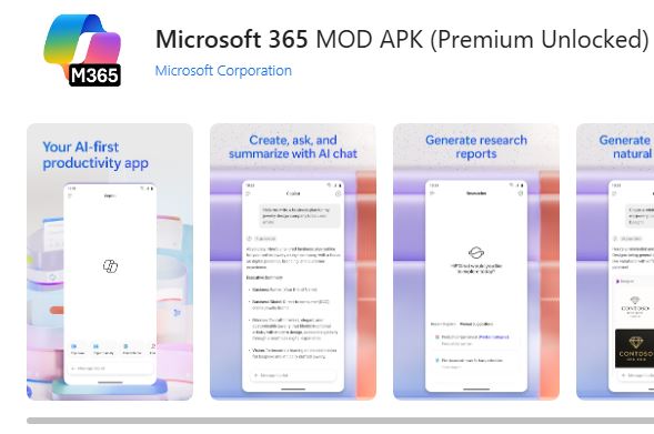 Microsoft 365 MOD APK (Premium Unlocked) v16.0.19426.20072