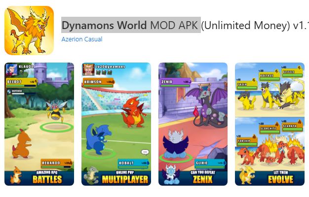 Dynamons World MOD APK Unlock All Dynamons – সব ডাইনামন আনলক করে অবিরাম অ্যাডভেঞ্চার! (2025)
